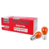Лампа AVS Vegas 12V. PY21W(BAU15S) "orange" BOX 10шт. смещ.штифт