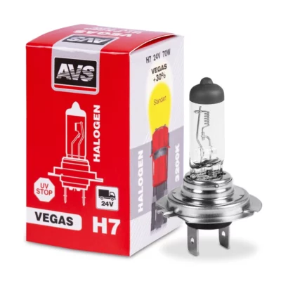 Галогенная лампа AVS Vegas H7.24V.70W.1шт.